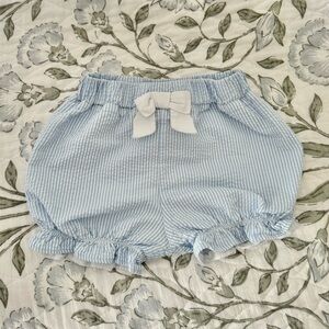TBBC Girls Shorts Natalie Knickers Blue and White Stripe